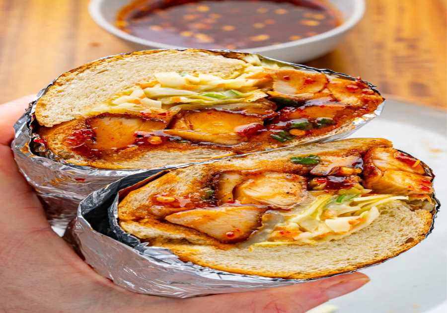Warm Honey Buffalo Chicken Sandwich