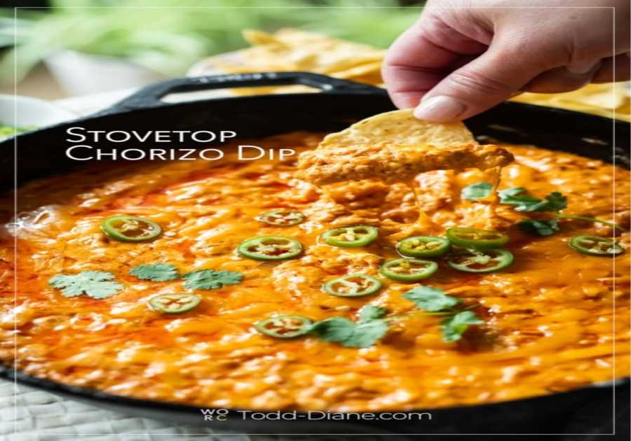 Hot Chorizo Cheese Dip-- A dish inspired by my little sibling