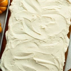 Pumpkin Sheet Cake Bars