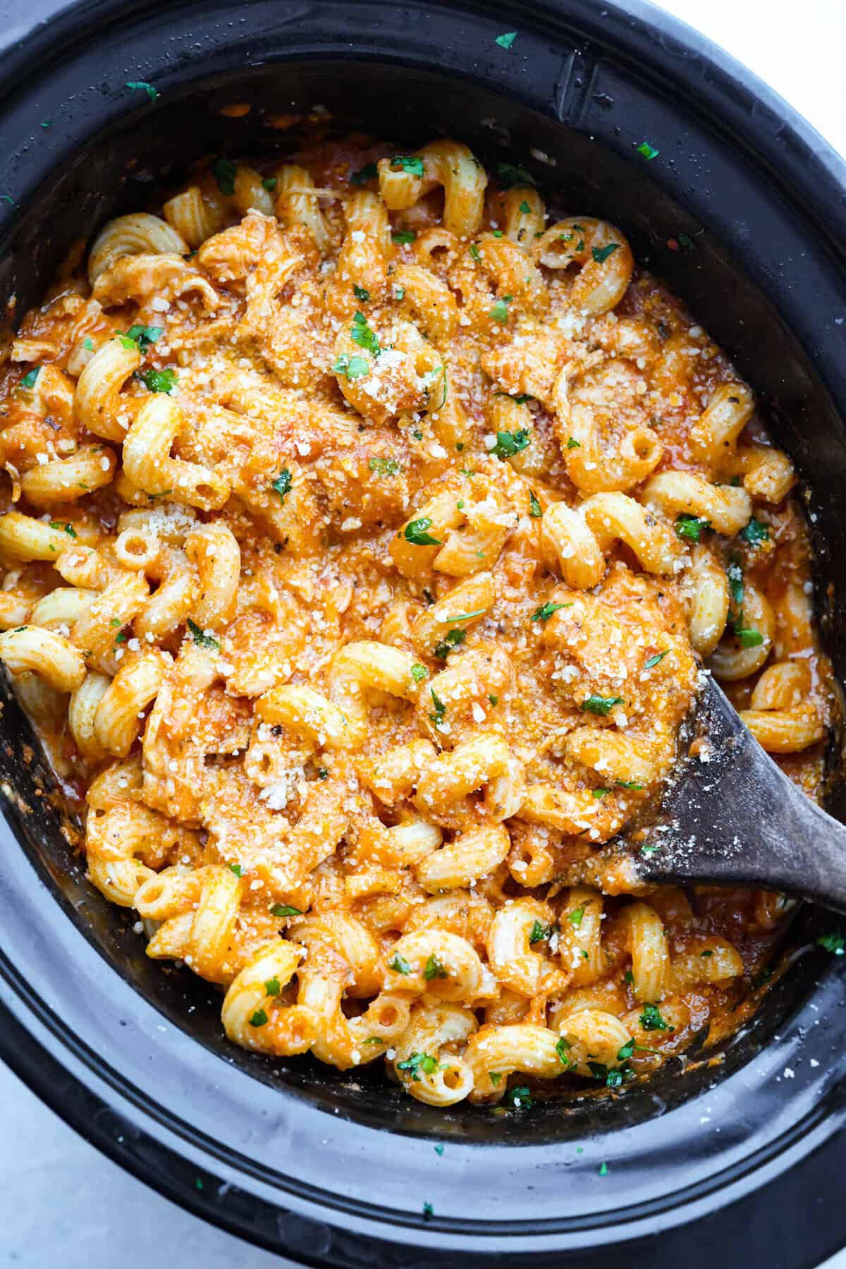 Crockpot Creamy Poultry Pasta