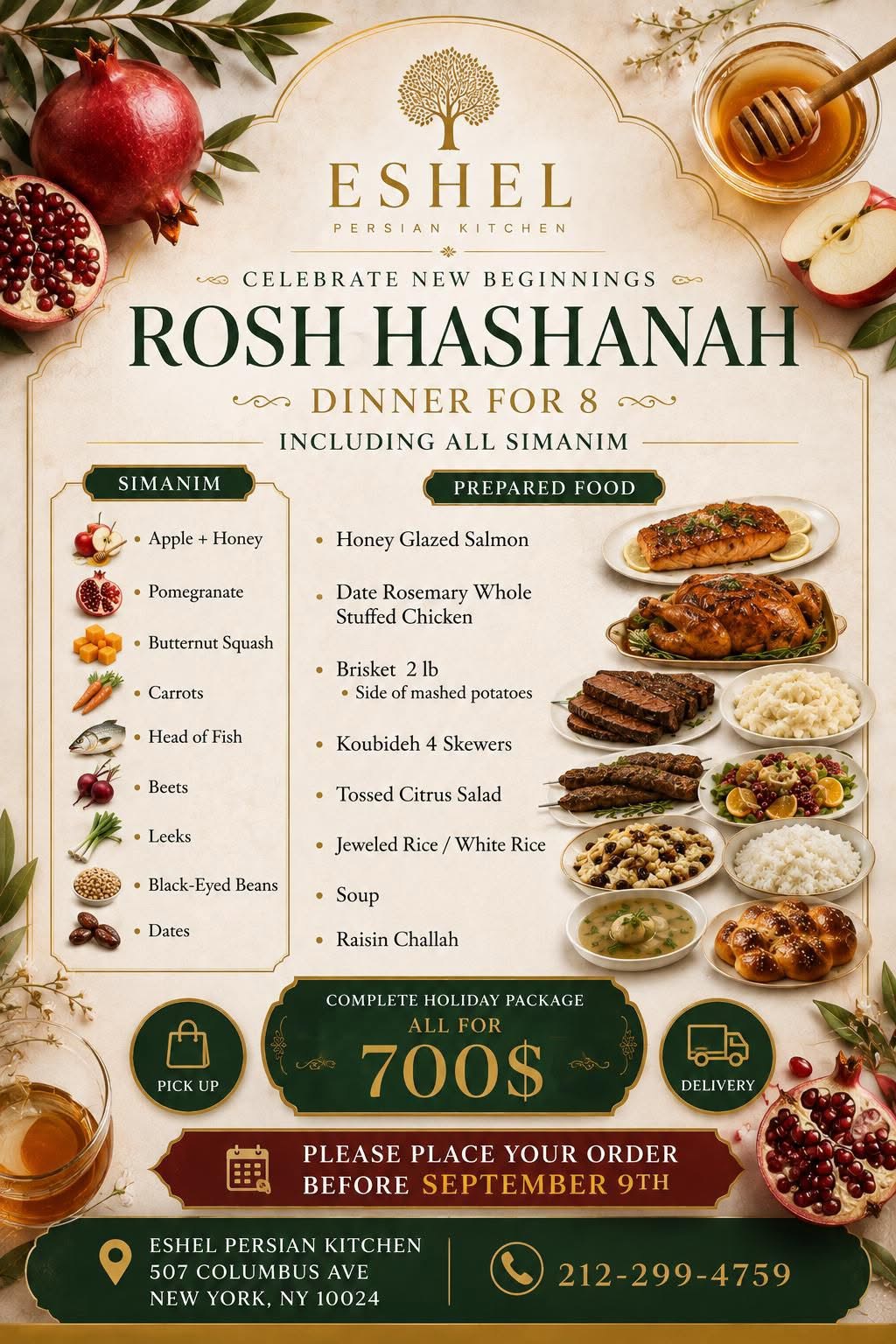 HOLIDAY MENUS & SPECIALS