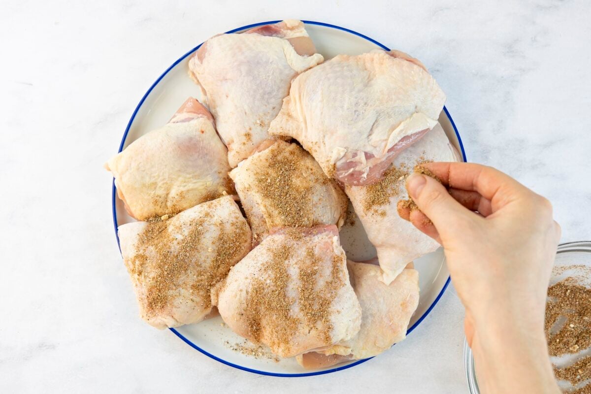 Crispy Baked Chicken Thighs