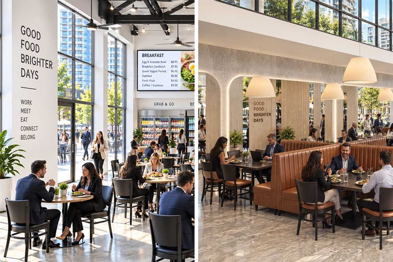 How Food Courts in Office Buildings Are Changing the Way People Live, Work, and Dine