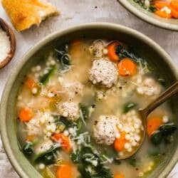 Traditional Italian Wedding Celebration Soup