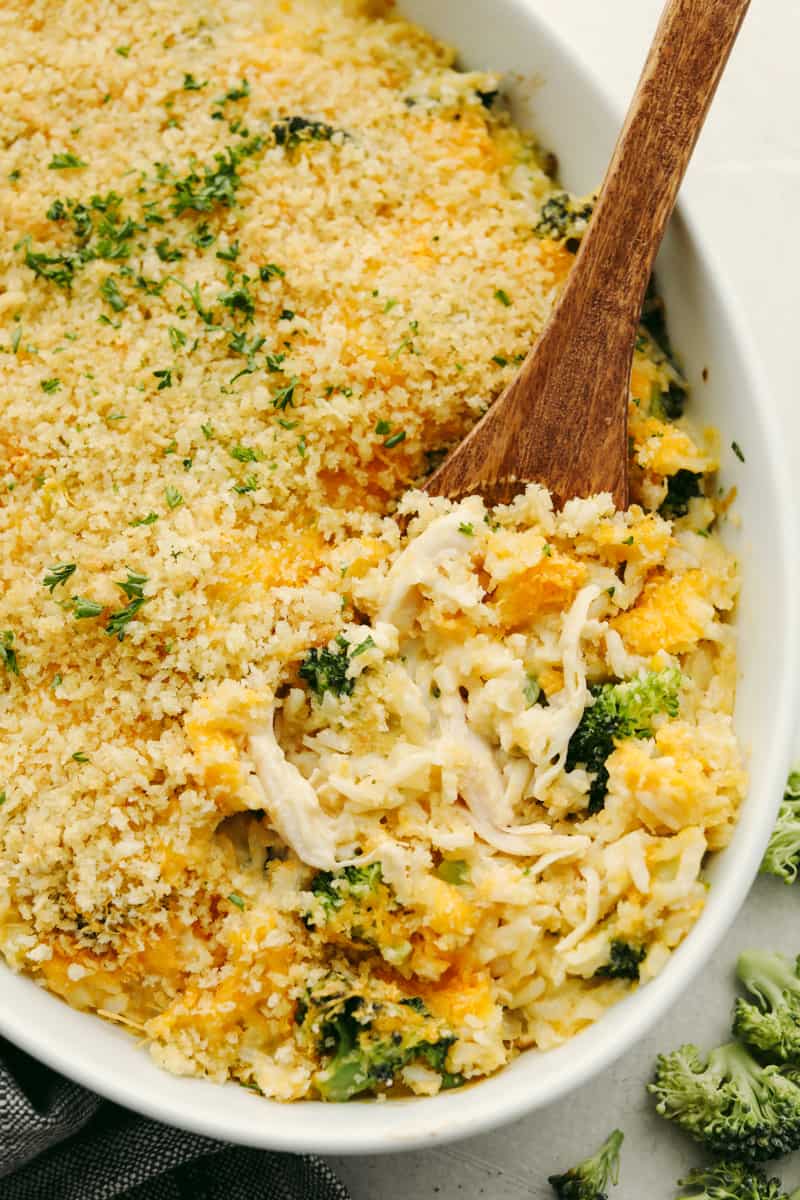 French Onion Hen and Rice Covered Dish