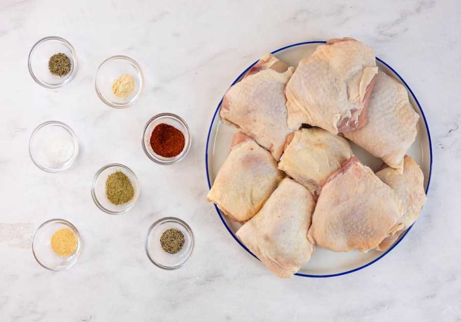 Crispy Baked Chicken Thighs