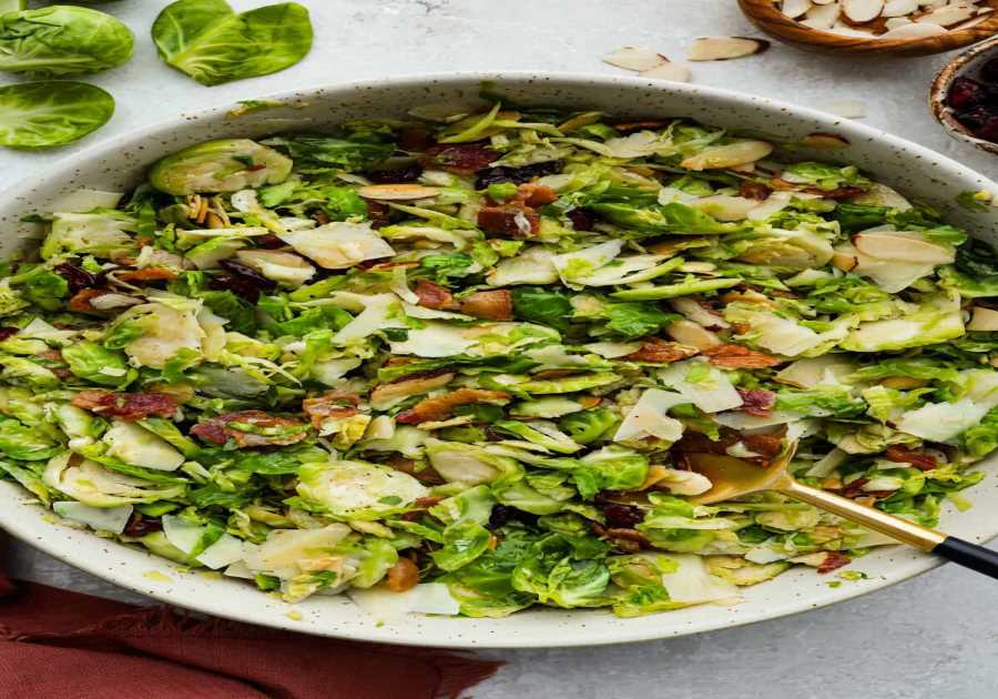 Warm Brussels Sprouts Salad with Bacon