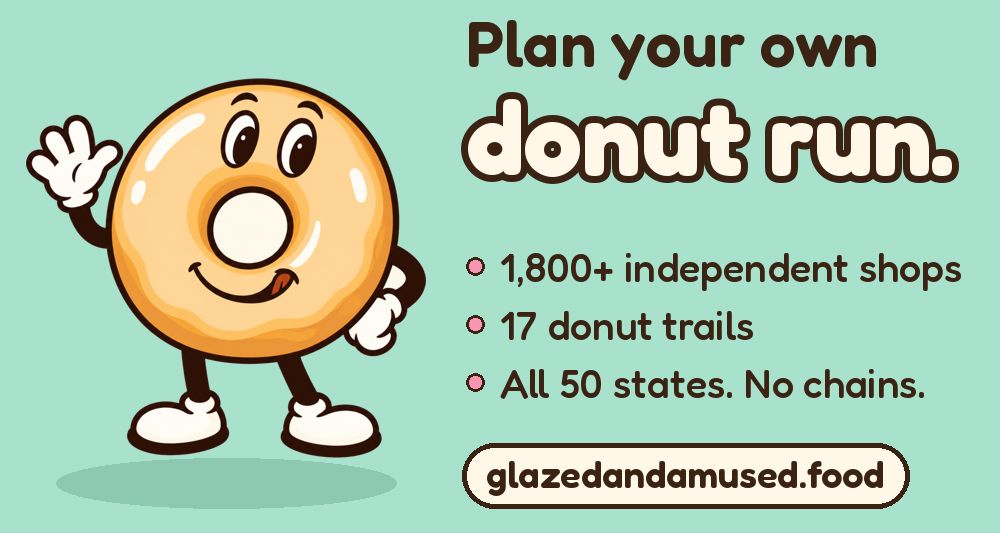 New Website Maps 1800+ Independent Donut Shops Across All 50 States