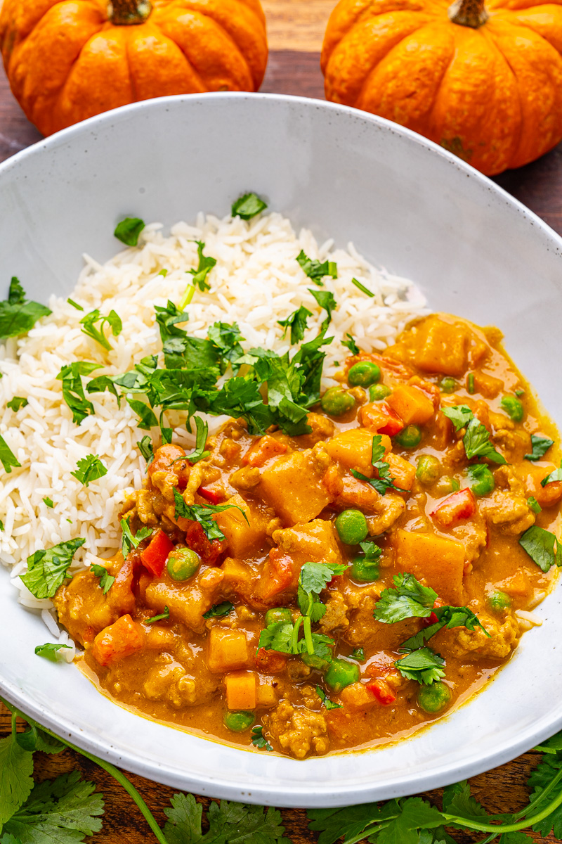 Pumpkin Turkey Curry