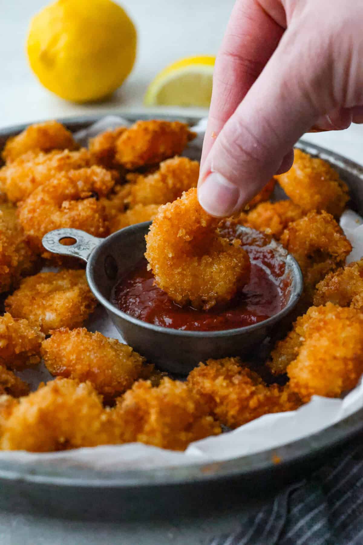Crispy Popcorn Shrimp