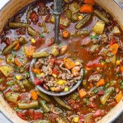 Cowboy Burger Soup