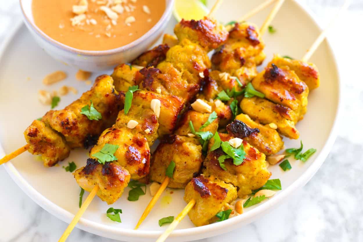 Chicken Satay Skewers